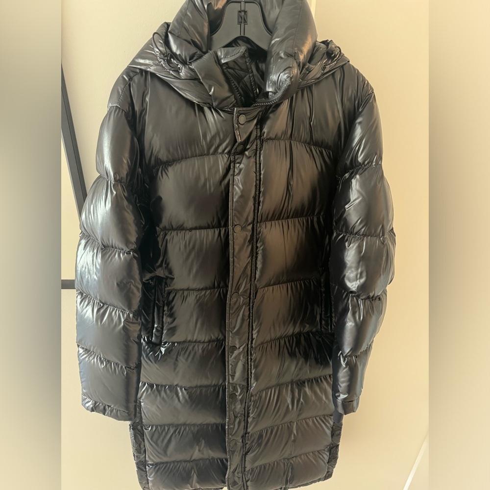 The SuperPuff™ Long - Hi-Gloss Coat, Aritzia